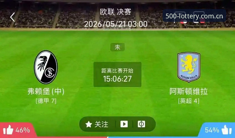 欧联杯决赛观赛体验：阿斯顿维拉3-0完胜弗赖堡，与30年冠军荒告别